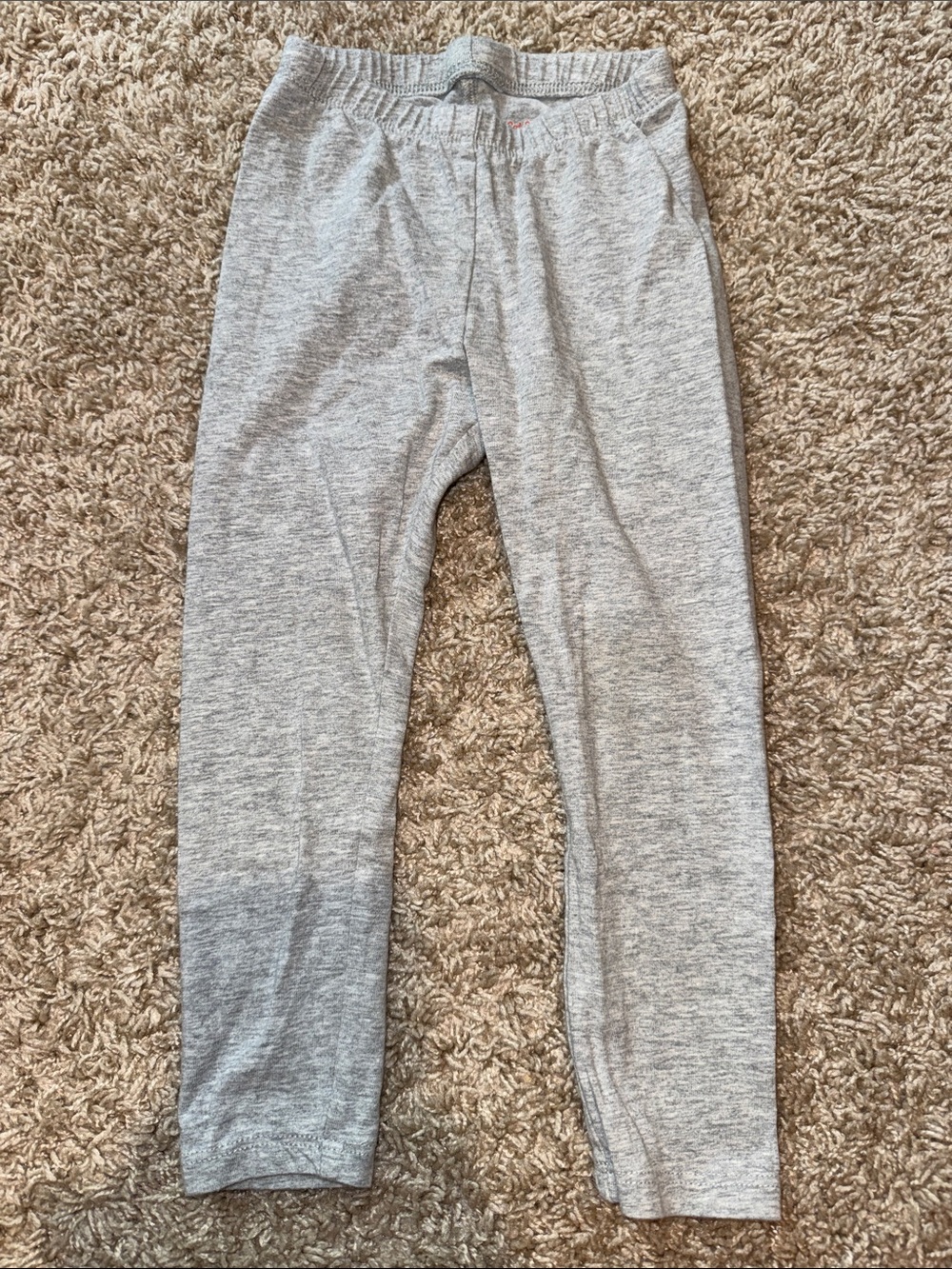 Cat & Jack Light Gray Girls' Knit Leggings